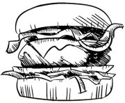 Burger illustration