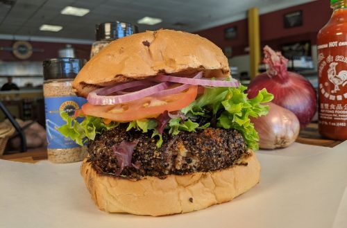 Peppercorn burger