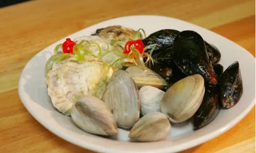 Plate of Clams and Mussels